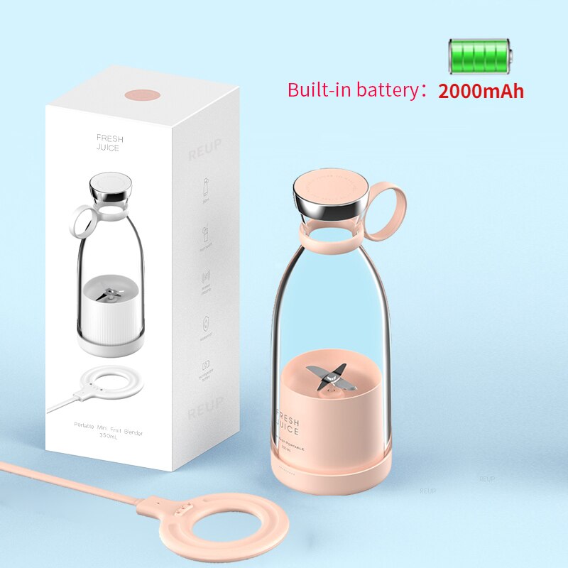 Fresh Juice® - Garrafa Shaker Portátil