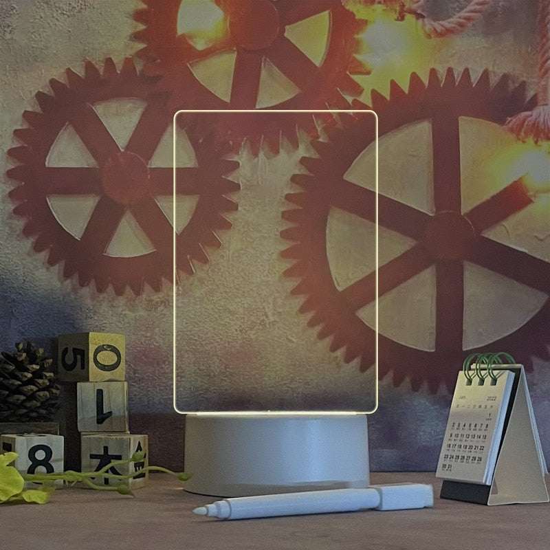 Luminária Criativa de Recados Quadro Iluminado - lightlover | Presenteie Quem Você Ama